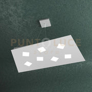 NOTE SOSPENSIONE 7+4 LUCI ATTACCO GX53 BIEMISSIONE LUCI ATTACCO GX53 GRIGIO