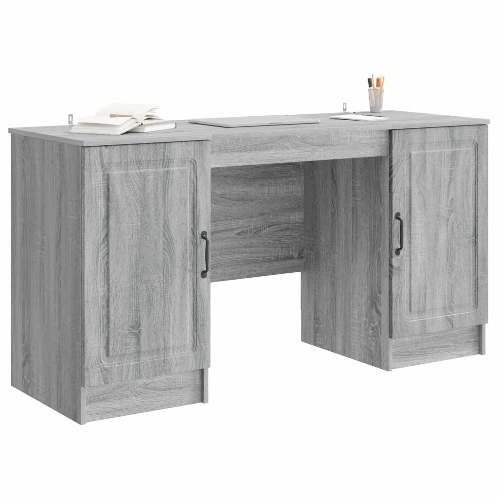 Scrivania Grigio Sonoma 142,5 x 50 x 75 cm Legno ingegnerizzato 3414645