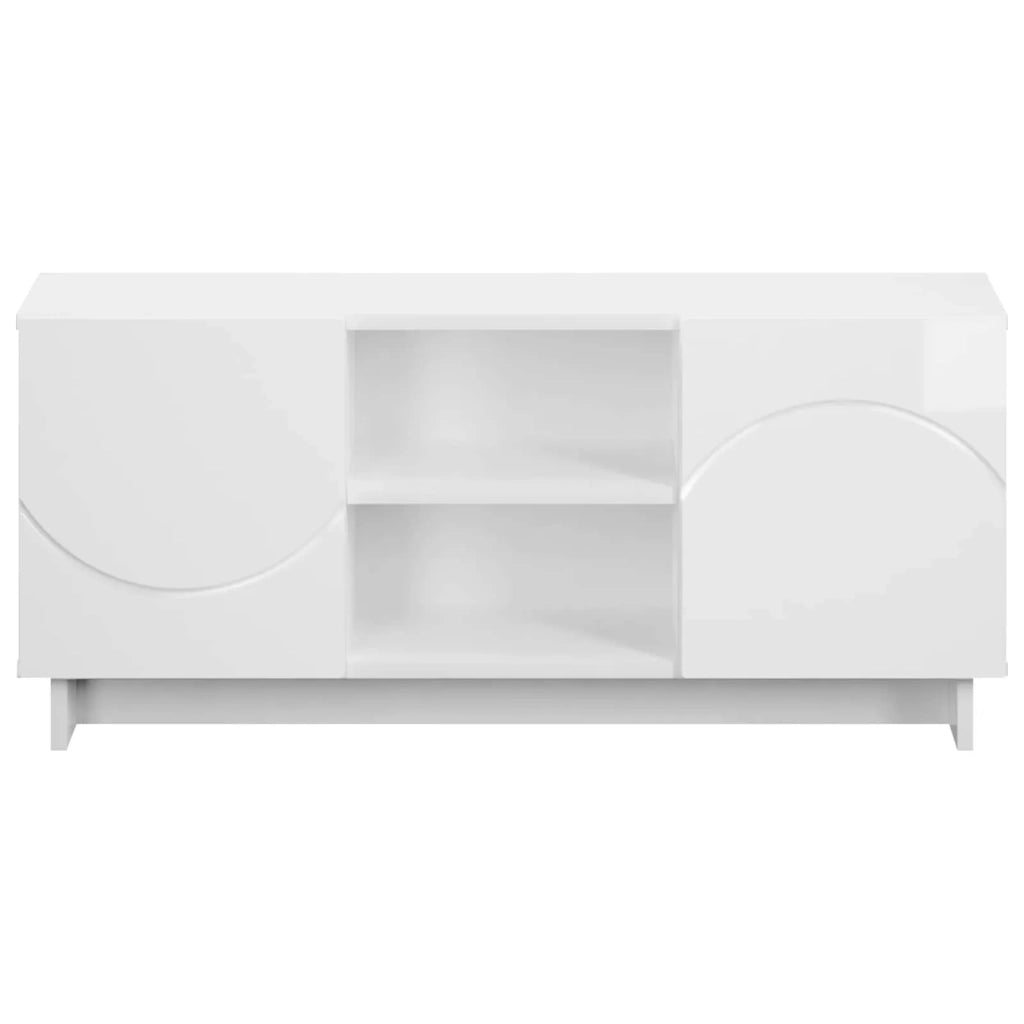 Supporto TV 90 x 34.5 x 40 cm Bianco Lucido 8011481