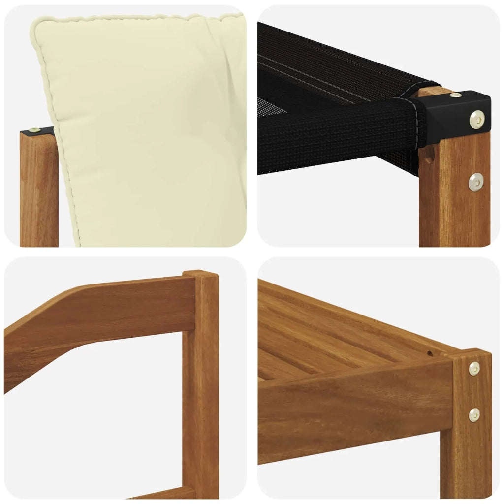 Set di divani da esterno con cuscino 8 pcs Naturale e Crema 3369297