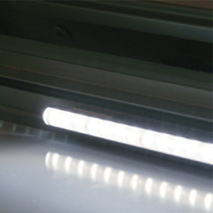 Bacheca da Esterno con Apertura a Ribalta 190,5x106,7x4,7 cm in Alluminio con Led Grigio Antracite