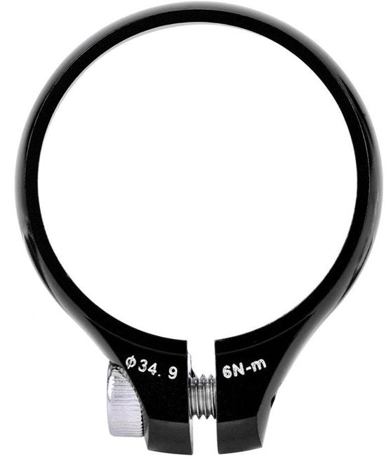 Fermo Zoccolo in Alluminio Leggero - Chiusura Rapida - Zoccolo per Bicicletta - Supporto Bicicletta - Leggero - 34.9 mm di Diametro Interno - Adatto per 30.8 mm e 31.6 mm