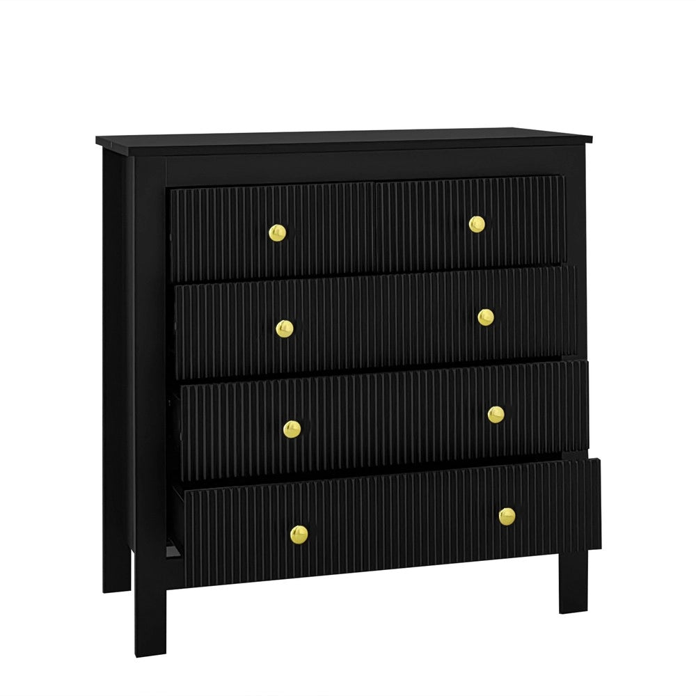 Cassettiera con Ante Speciali e Maniglie Dorate ¨C MINIMAL ¨C Com¨° Soggiorno