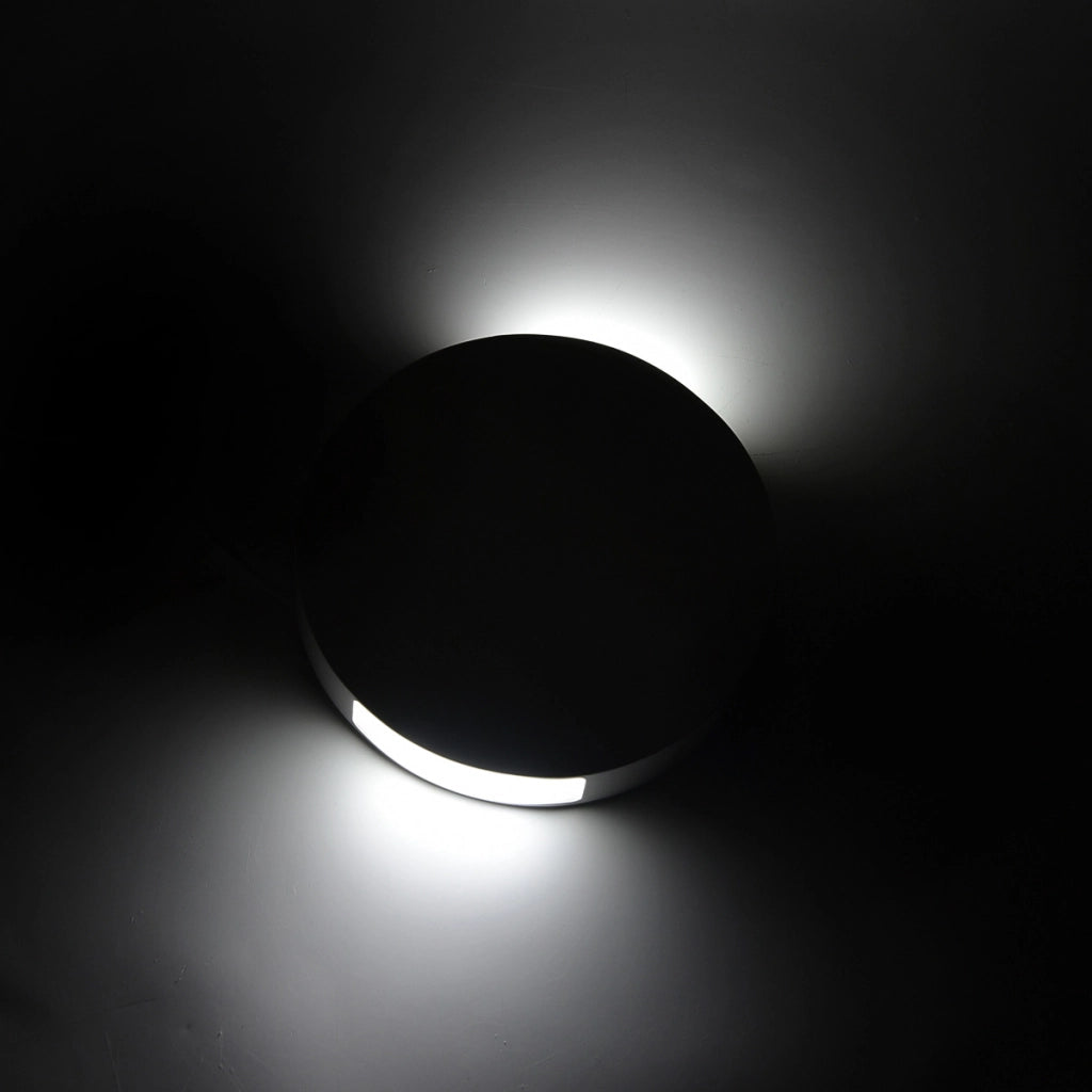 APPLIQUE SLIM LED 6W TONDA BI-EMISSIONE 6500K° - DESIGN MINIMAL IDEALE PER ARREDI MODERNI