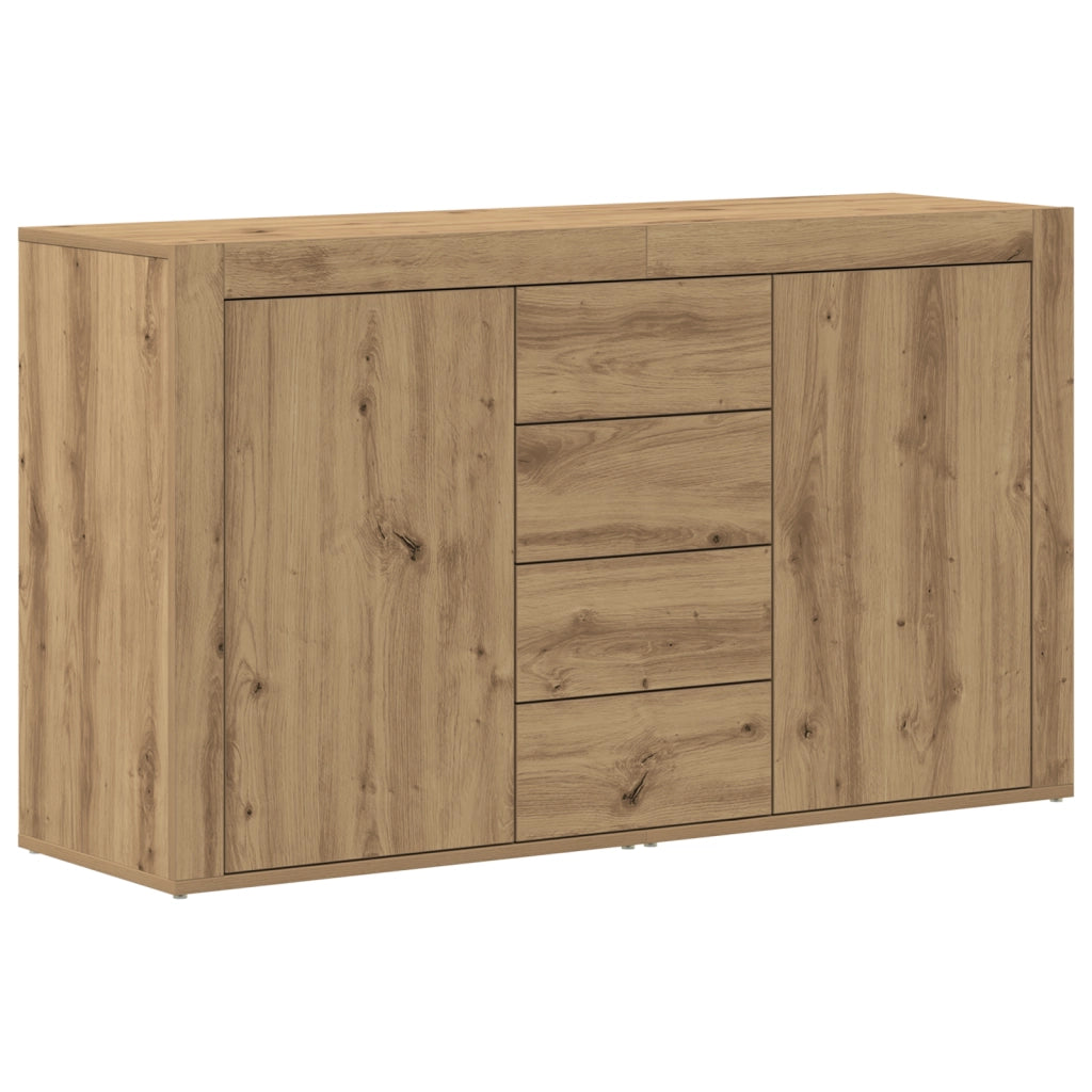 Credenza  Rovere Artigianale Legno ingegnerizzato 120 x 36 x 69 cm