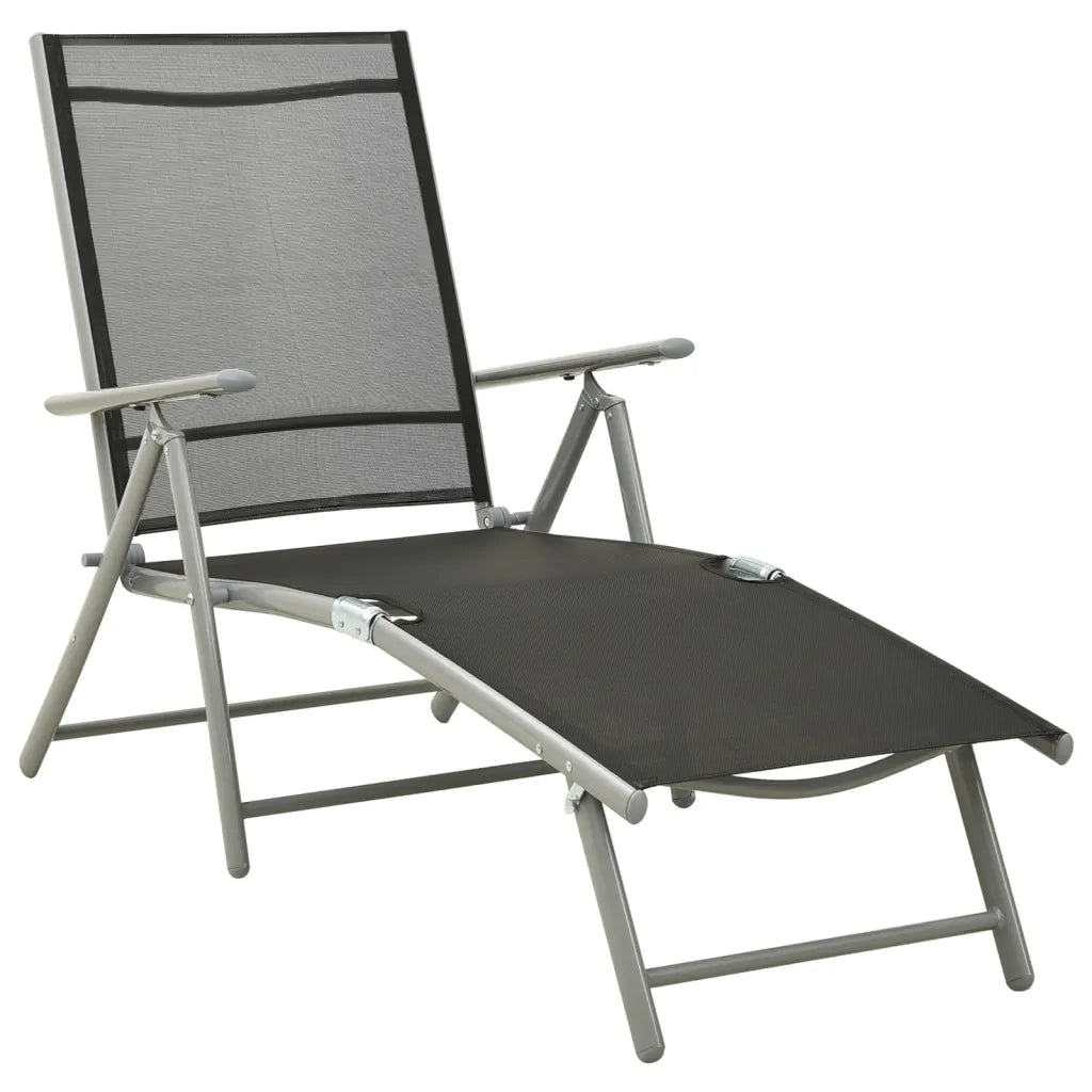 Set Divani da Giardino 3 pz in Textilene e Alluminio Argento 312199