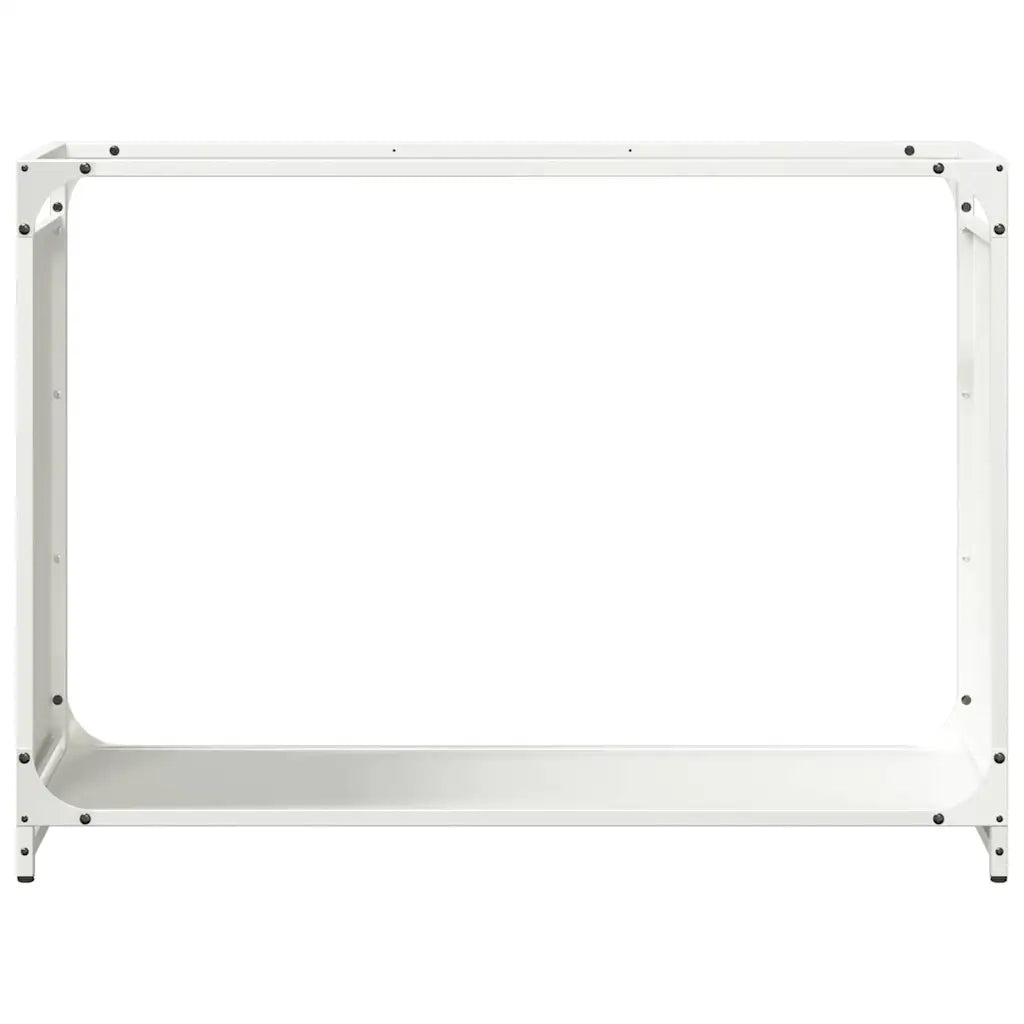 Rastrelliera per Legna da Ardere Bianca 90x28x65 cm CFW4410770