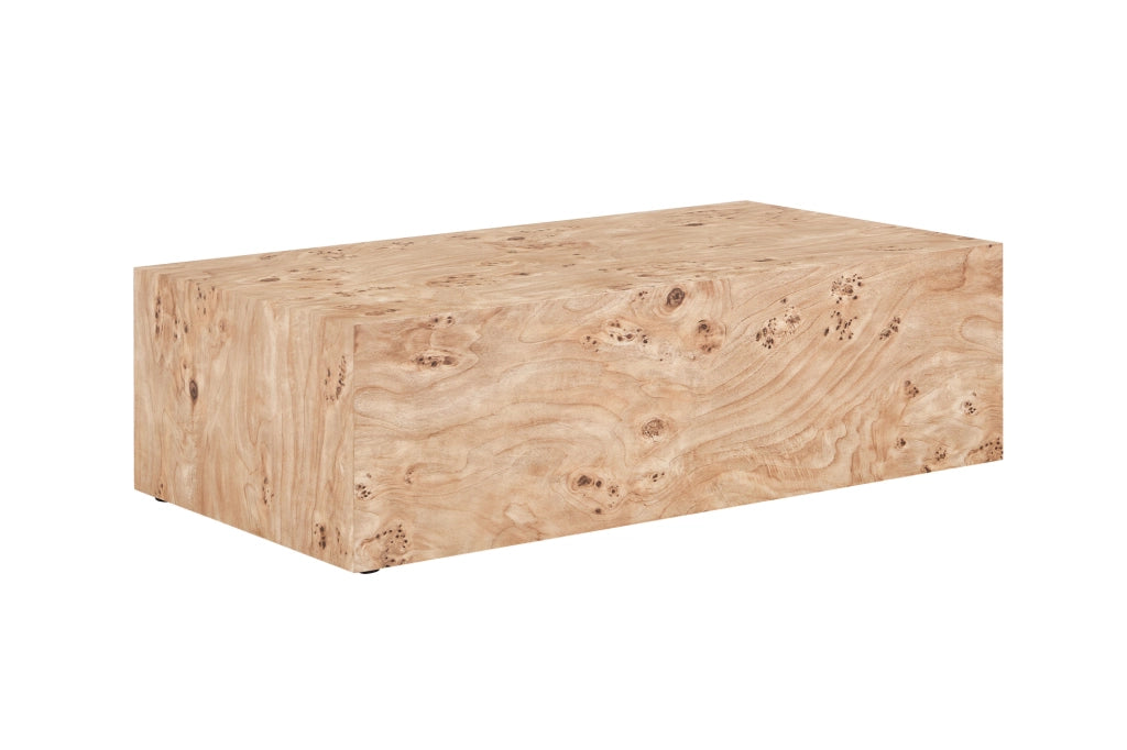 Tavolino da caffè minimalista in MDF effetto legno