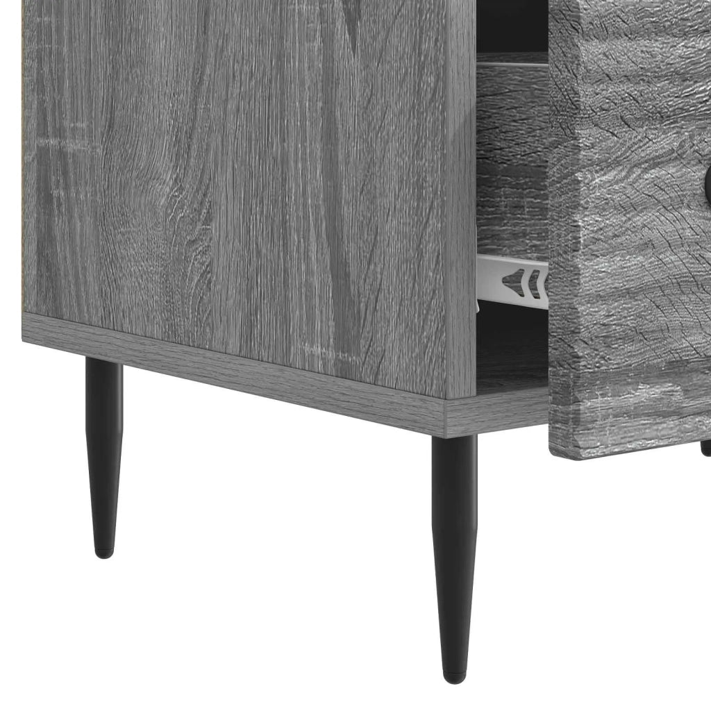Mobile TV Grigio Sonoma 147 x 34,5 x 30 cm Legno ingegnerizzato 894941