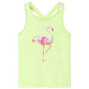 Canotta da Bambina Giallo Neon 116cod mxl 85776