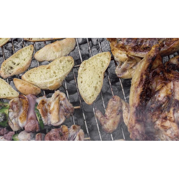 BARBECUE A GAS DUE FUOCHI IDEAL STAR cm 91,3x46x102h - IDEAL STAR