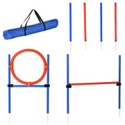 Set Agility per Cani ¨C Minimal ¨C Blu+Rosso