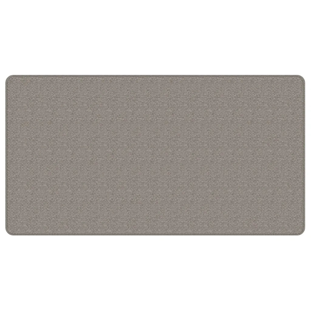 Tappeto Corsia Aspetto Sisal Argento 80x150 cm 355799