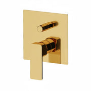 MISCELATORE MONOCOMANDO INCASSO CON DEVIATORE LINEA ICON- Oro Spazzolato- MARIA- pezzi 1