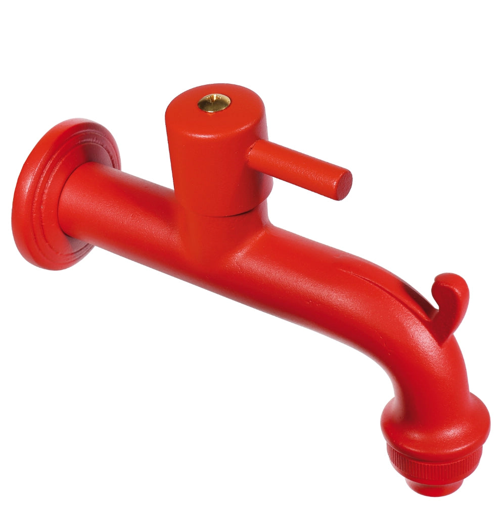 Rubinetto colorato in ottone Belfer Ø23mm Colore: Rosso