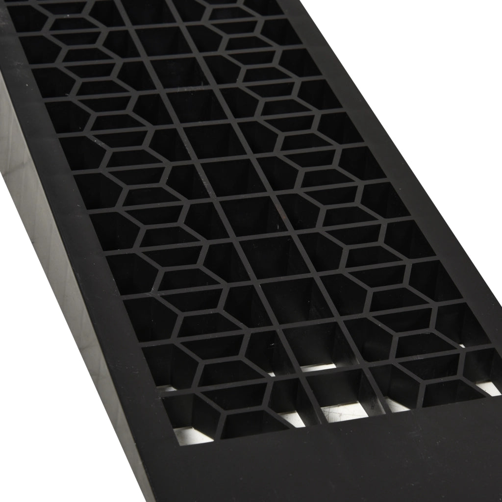 Set Rampette 2 Pezzi ¨C zephmum ¨C Nero, Plastica, 3 Tonnellate