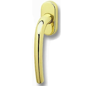 Ghidini 744577001 Milena Martellina DK Q7 x 40 mm per Finestre Anti-ribalta colore Ottone Lucido