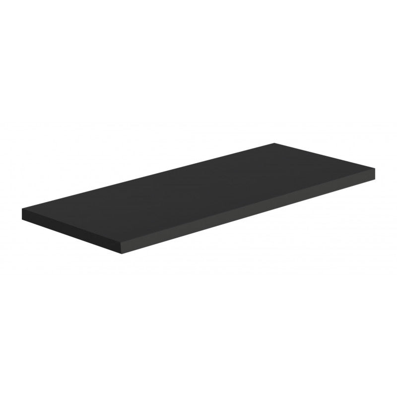 Mensola da Muro, Scaffale Legno, Mensola da Parete, Nero, 56x23,7x2,3 cm - Smart