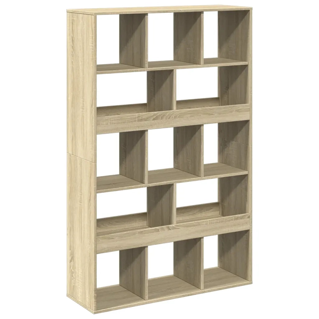 Libreria-Scaffale per Libri-Mobile di Stoccaggio Rovere Sonoma 100x33x156,5 cm in Truciolato 624238