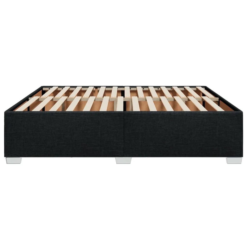 Giroletto senza Materasso Nero 180x200 cm in Tessuto 3284494