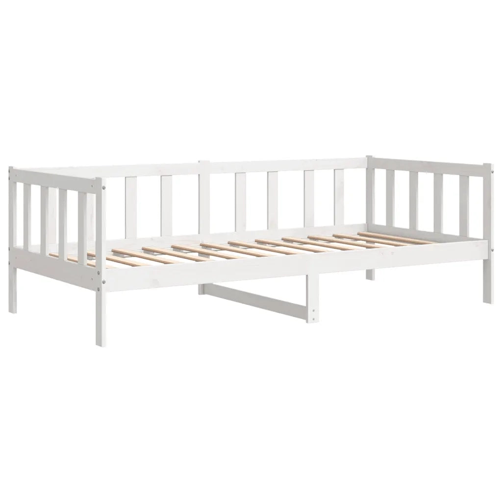 Dormeuse Bianca in Legno Massello di Pino 90x200 cm 806941