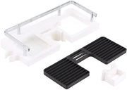 Accessorio per la doccia - Organizzatore per la doccia - Sostegno per lo stendibiancheria - Cromato - ABS - 30 x 12 cm