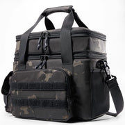 Tas Tattica Isolata per Picnic, 18L-26L Estensibile Borsa di Pranzo, Grande Borsa di Isolamento con Cinturino a Spalla, Borsa di Pranzo Riciclabile per Lavoro, Viaggio, Campeggio, Picnic, Spiaggia