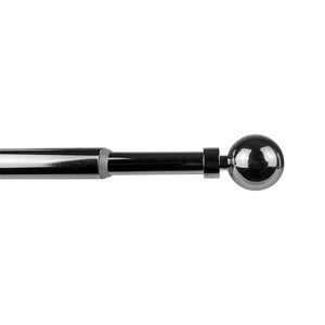 BASTONE METALLO D 12/9  70/120CM PALLA CROMO- 1,0 pz