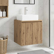 Mobile Lavabo da Parete Rovere Artigianale 49,5 x 41 x 62,5 cm