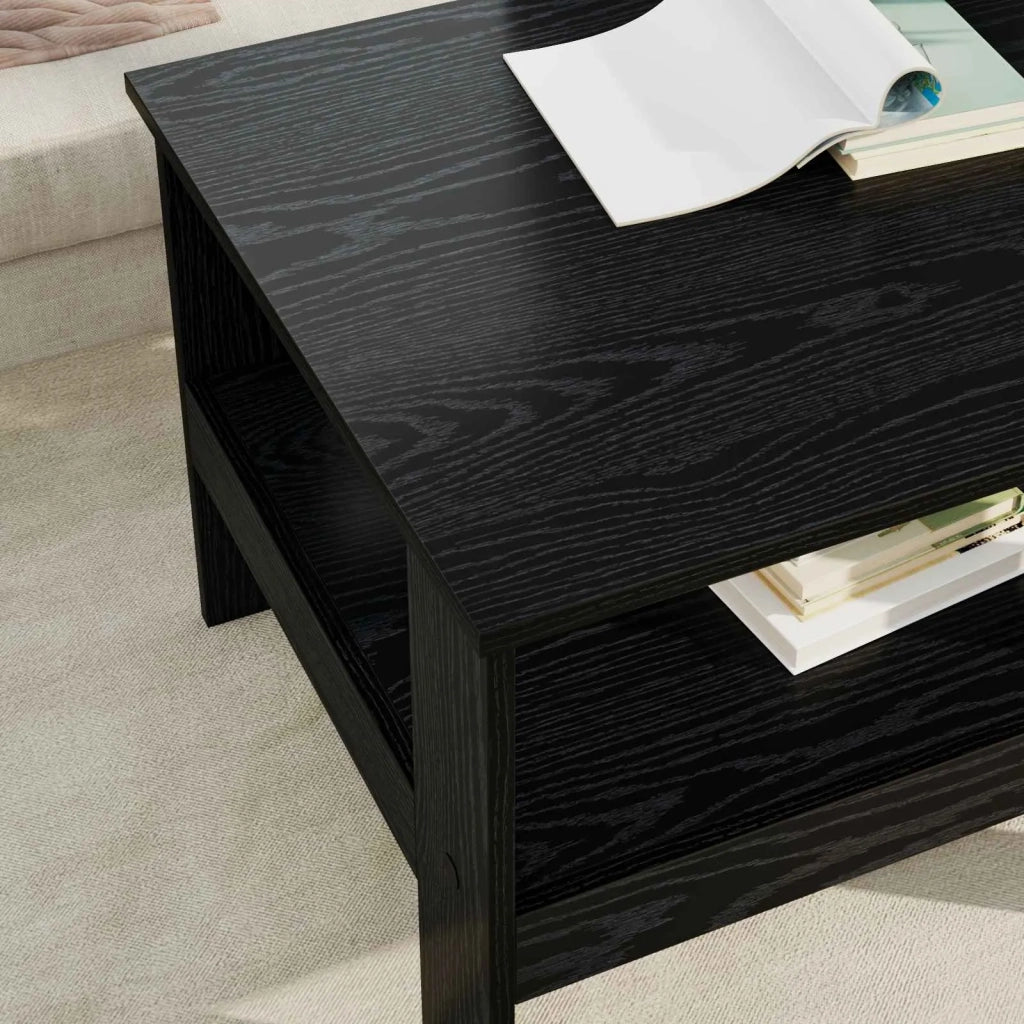 Tavolino da salotto Rovere Nero 57 x 55 x 45 cm