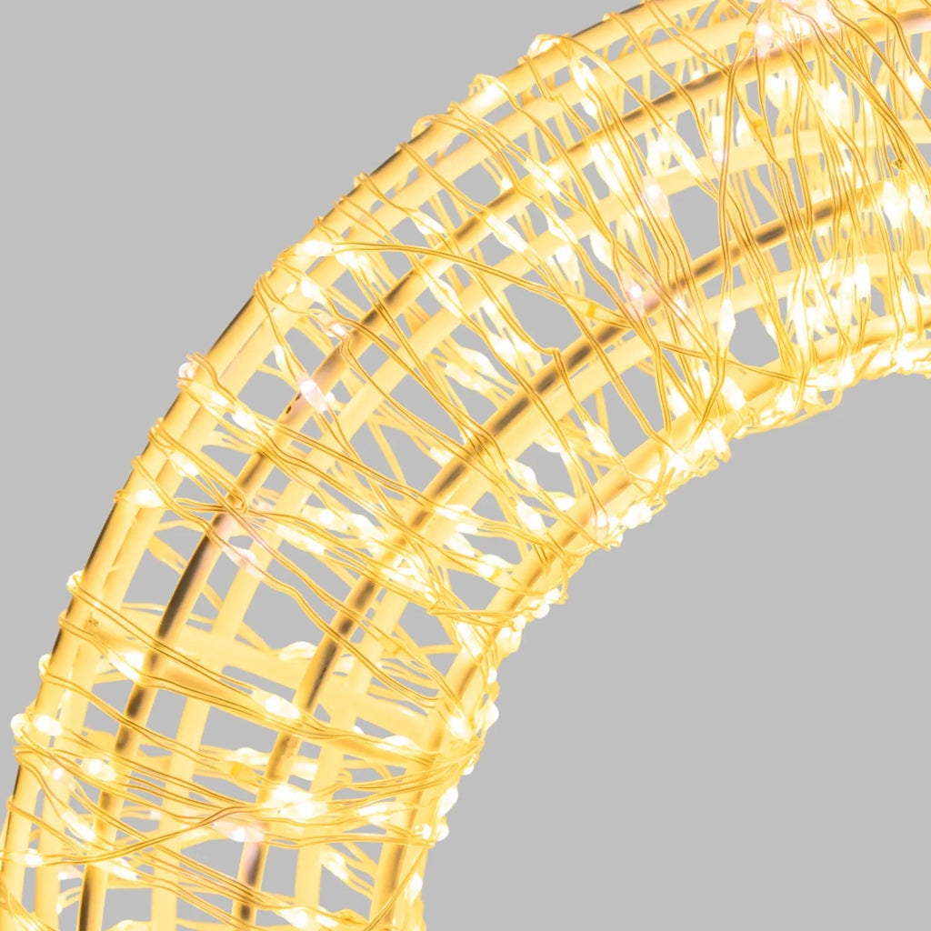 Corona 3D 35 cm 1000 MicroLED HDM B Caldo Bianco FlashLED IP44