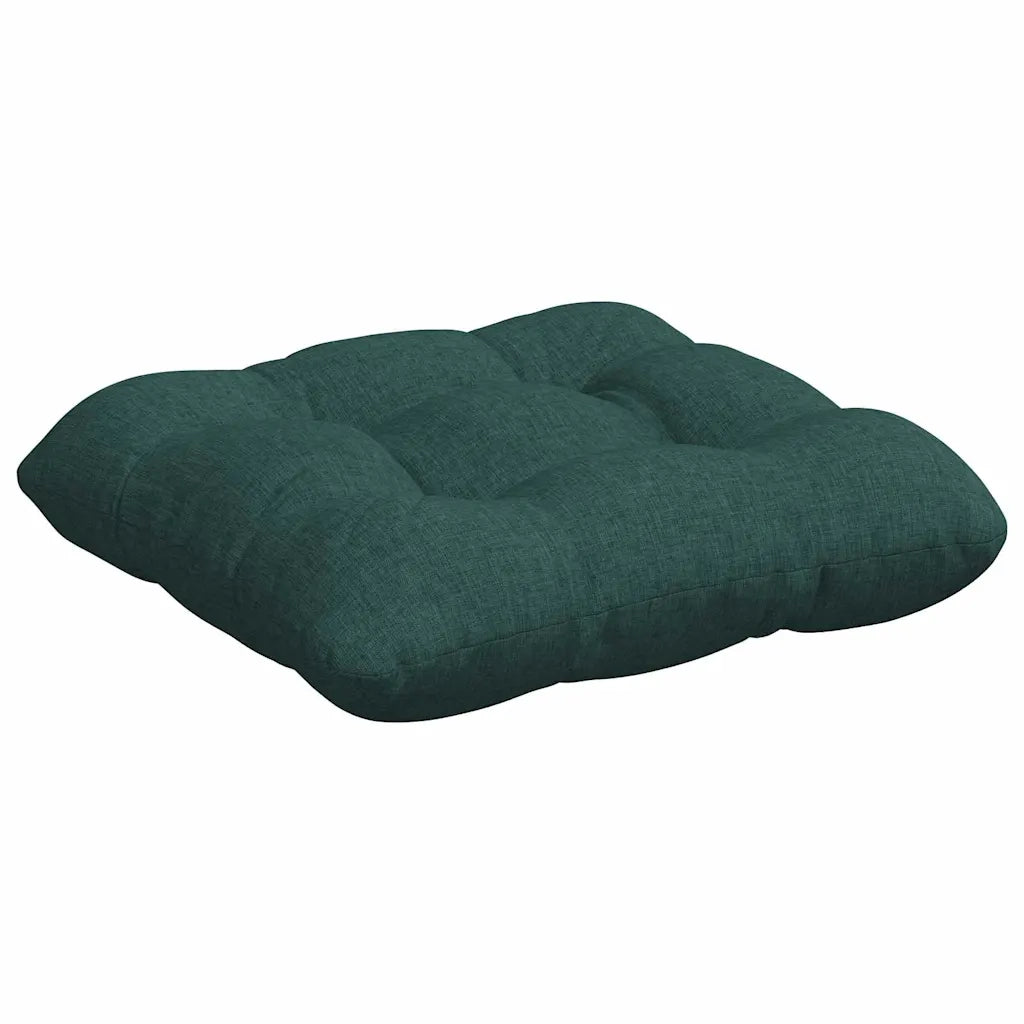 Cuscini per Seduta 4 pcs Verde Scuro 40 x 40 x 12 cm Tessuto
