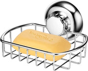 Sostegno per Sapone - Sistema di Aspirazione - Acciaio Inossidabile - Mai Ruggine - per Bagno e Cucina