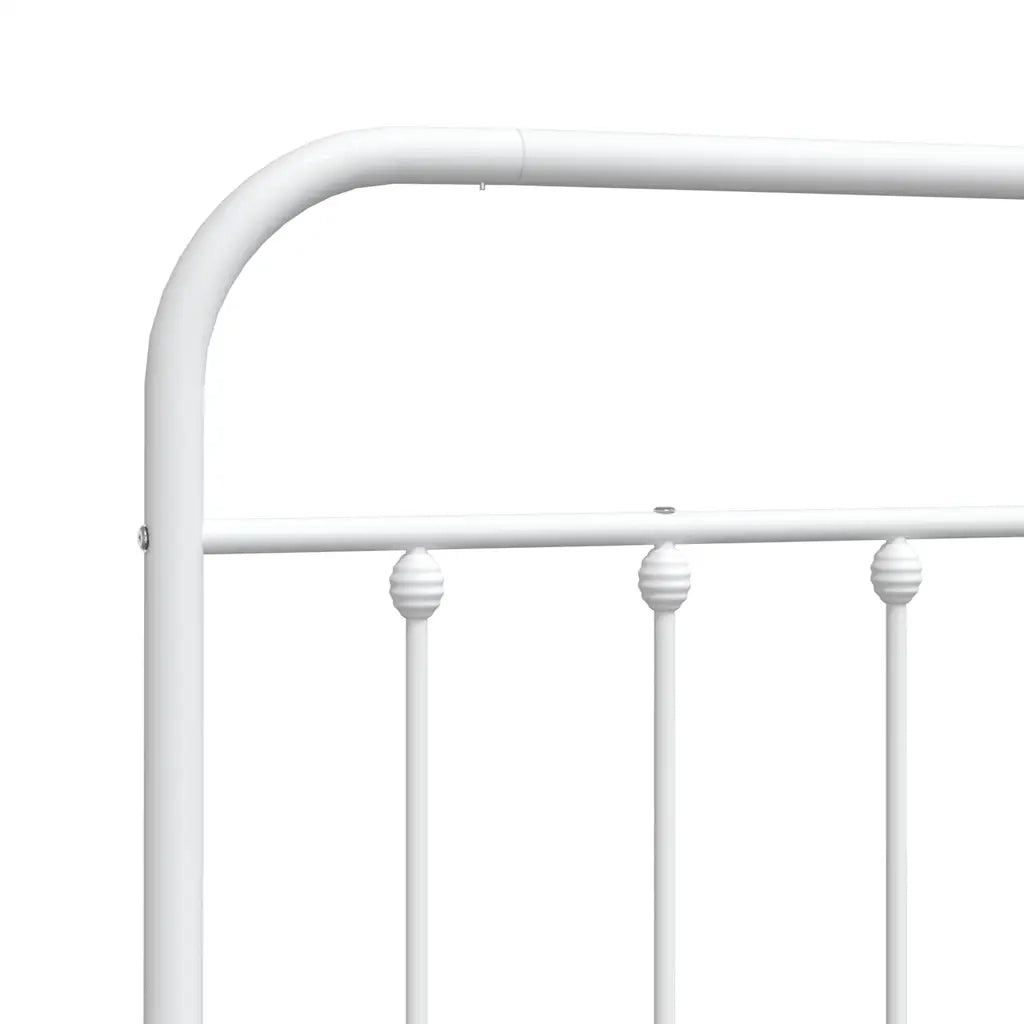 Testiera in Metallo-Testiera in Ferro-Testata Bianco 180 cm 247414