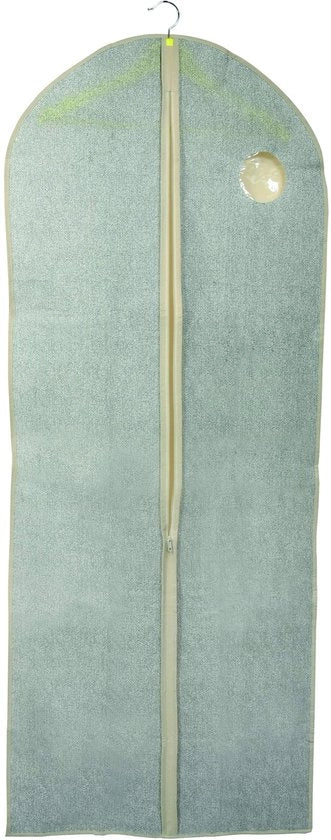 Hoes per abbigliamento premium I 150 x 60 I Materialetto ottimizzato per la respirazione I Hoes per abbigliamento di alta qualità per abiti e gonne I Hoes per abbigliamento ad alta respirazione per viaggi, polipropilene, grigio, 150 x 60 cm