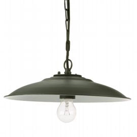 APPLIQUE A SOSPENSIONE CON CATENA 'ANTIQUE' 25 W - cm 30 x 7 x 11 grigio  - SOVIL