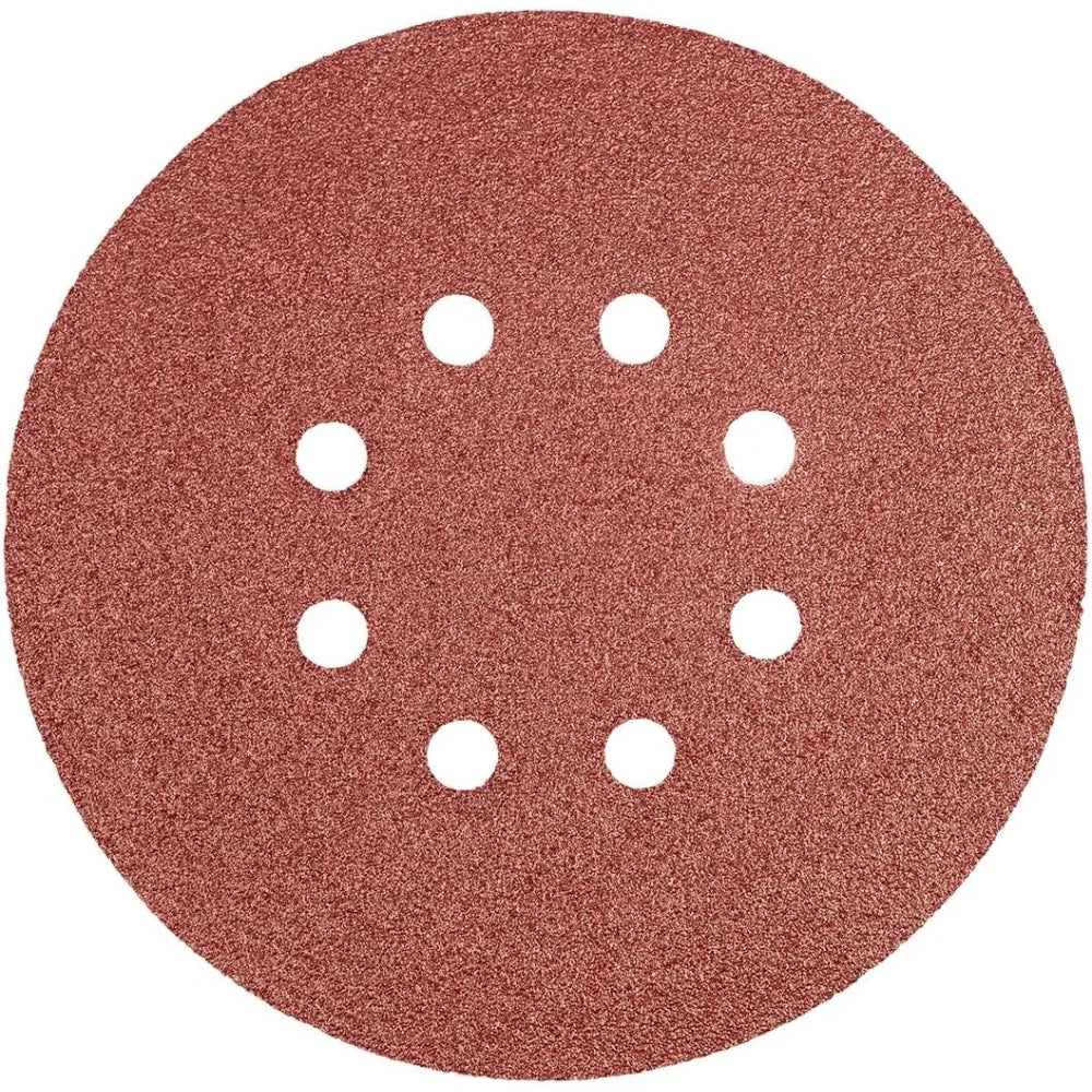 Topex 55h947 disco levigante con on velcro 150 mm k80 5 pezzi ds