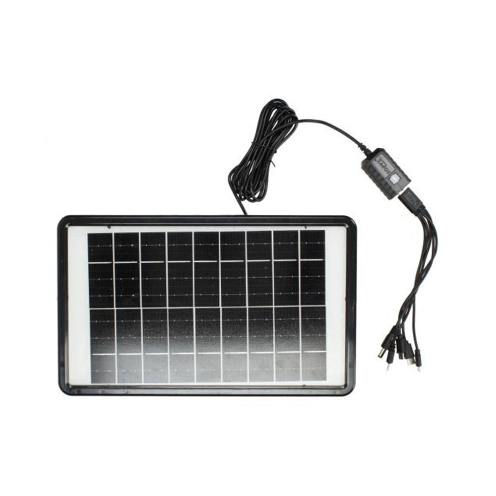 Trade Shop - Pannello Solare Caricabatterie Usb 5v 1,6a Ricarica Rapida Smartphone 8w Zo-710kc -