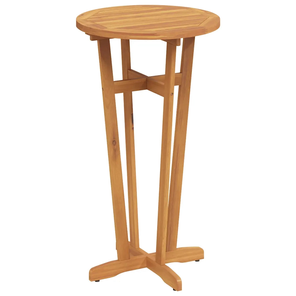 Tavolo da Bar da Giardino Ã˜60x105 cm Legno Massello di Acacia cod mxl 40918