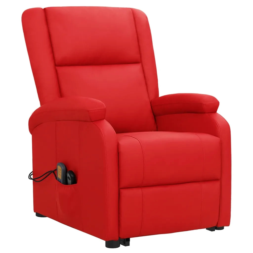 Poltrona Alzapersona Rosso in Similpelle 329697