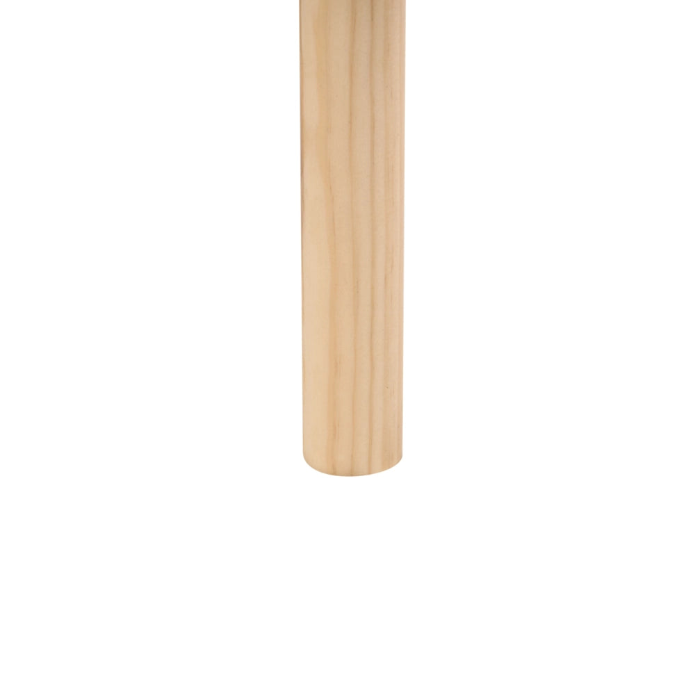 Letto in legno di pino marrone chiaro con rete da 180 x 200 cm finitura naturale stile scandinavo