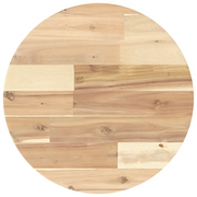 Piano Tavolo | Superficie Tavolo | Piano Scrivania Rotondo ?40x4 cm in Legno Massello di Acacia