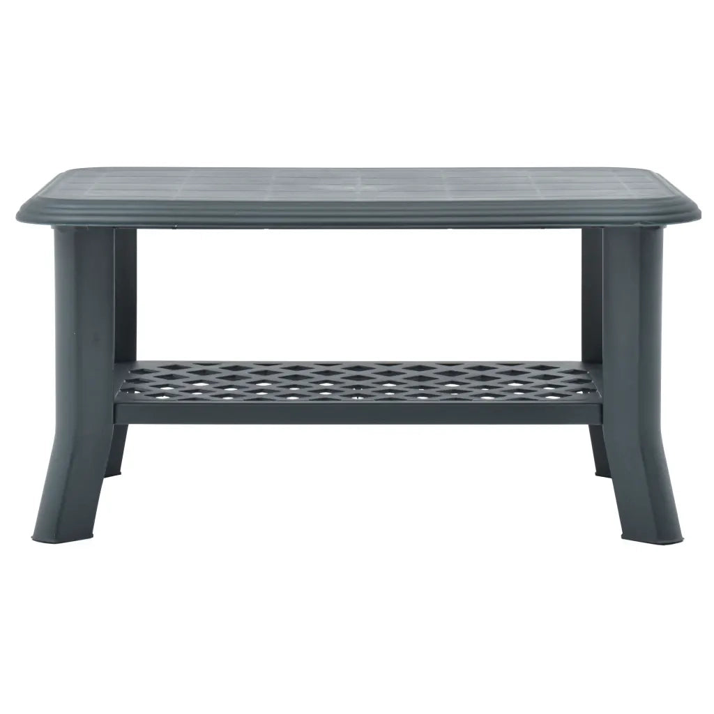 Tavolino da Salotto-Tavolino da soggiorno-Tavolo Verde 90x60x46 cm in Plastica