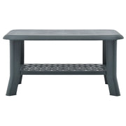 Tavolino da Salotto-Tavolino da soggiorno-Tavolo Verde 90x60x46 cm in Plastica