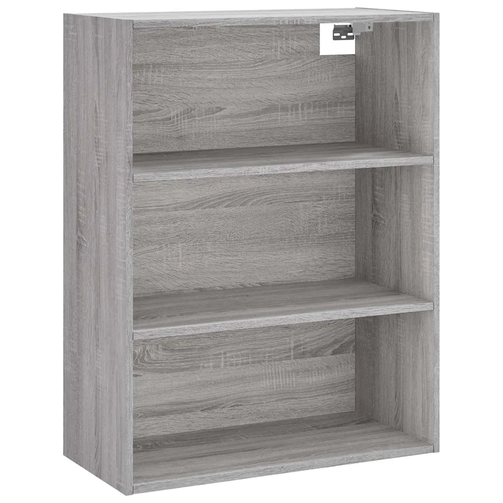 Credenza-Buffet-Armadio da cucina Grigio Sonoma 69,5x34x180 cm in Legno Multistrato 247729