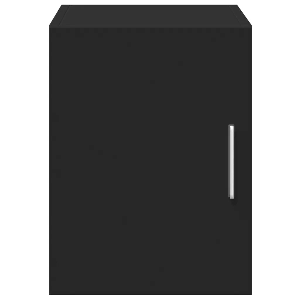 Armadietto a Muro | Mobile a Parete Nero 30x42,5x40 cm in Legno Multistrato
