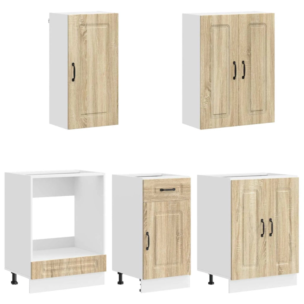 Unità Cucina KALMAR 5 pcs Rovere Sonoma Legno ingegnerizzato 3438237