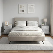 Armadio da Notte 2 pz Grigio Cemento 43 x 34,5 x 50 cm 895492