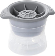 Igloo di silicone a forma di sfera con coperchio - Cubo creativo DIY e altri contenitori per ghiaccio per cocktail - Confezione riutilizzabile a forma di pallina per congelatore per succhi