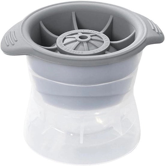 Igloo di silicone a forma di sfera con coperchio - Cubo creativo DIY e altri contenitori per ghiaccio per cocktail - Confezione riutilizzabile a forma di pallina per congelatore per succhi